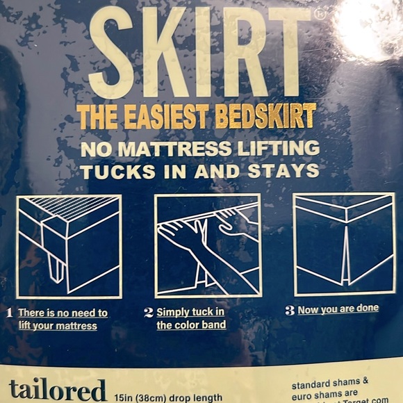 NWT “Magic Skirt” Twin Bedskirt - Picture 4 of 11